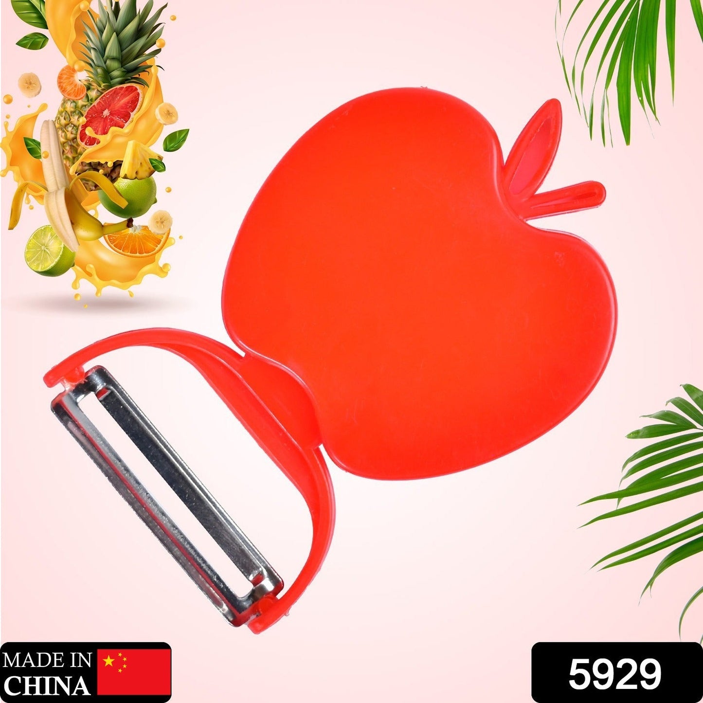 Apple Shaped Folding Vegetable Peeler for Kitchen Fruit Peeling vegetables signaturekarts