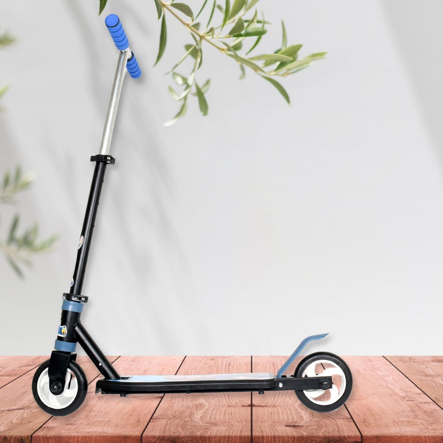 Foldable Kids Ride-On Scooter – 2-Wheel, Height Adjustable (4-8 yrs, Multicolor) signaturekarts