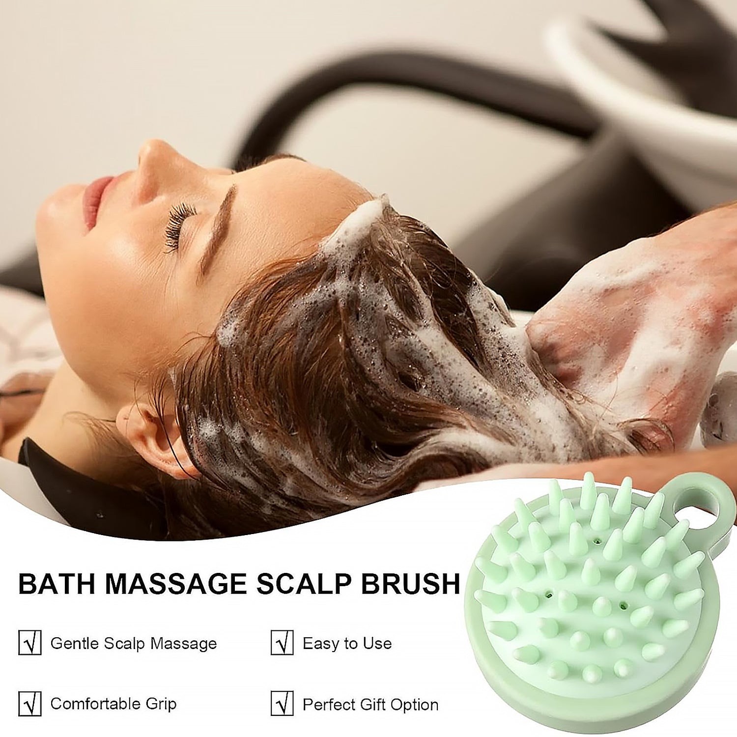 Portable Scalp Massage Comb – Hair Brush for Shampoo Massage, Relaxing Hair Accessories signaturekarts