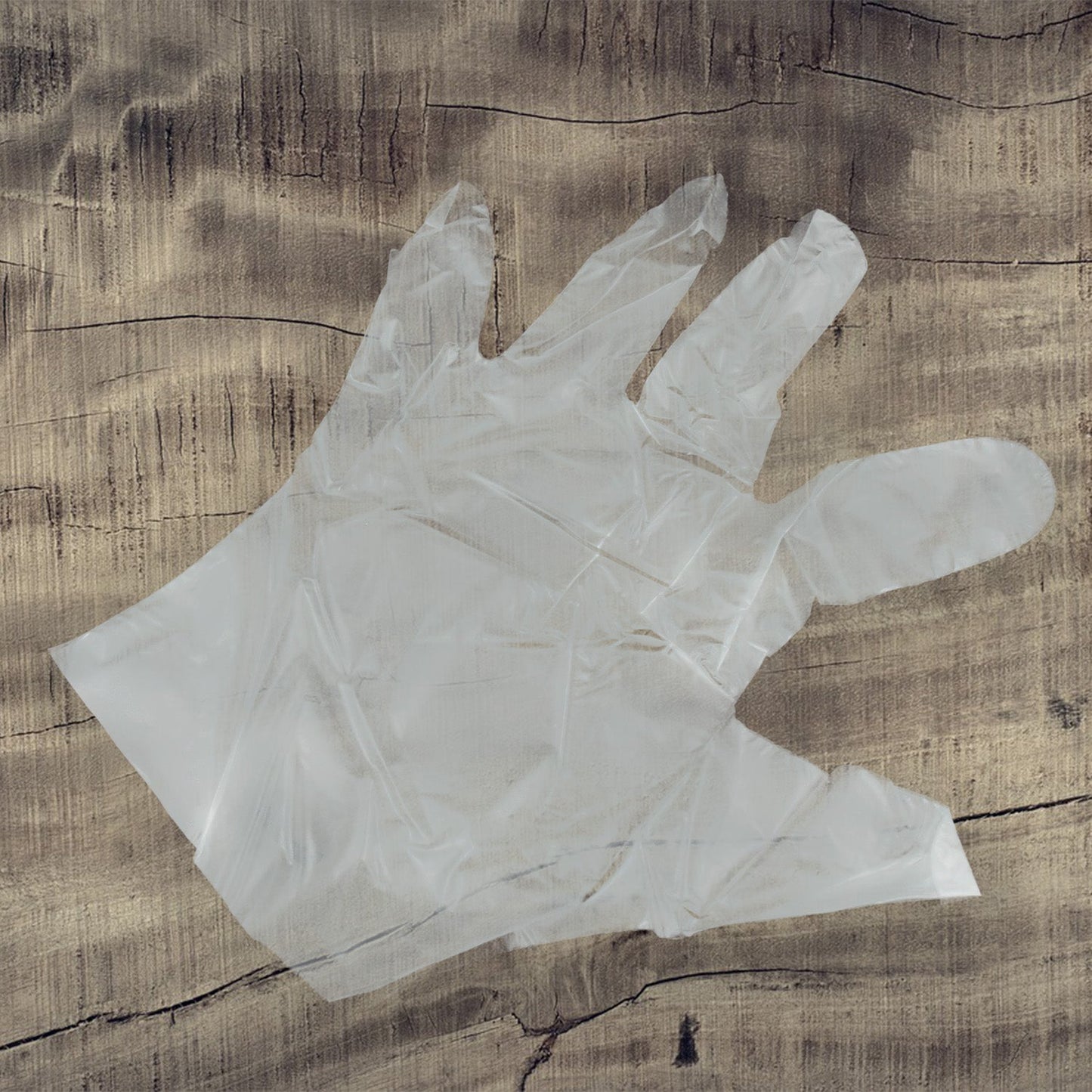 Large Disposable Gloves (100 Pcs): Clear Plastic, Multipurpose signaturekarts