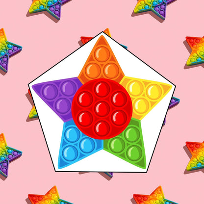 Star Fidget Toy fidget tool Used for playing purposes and all, especially for kids signaturekarts