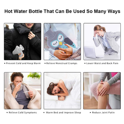 Doremon Hot Water Bag for Pain Relief & Warmth with Cover Signaturekarts