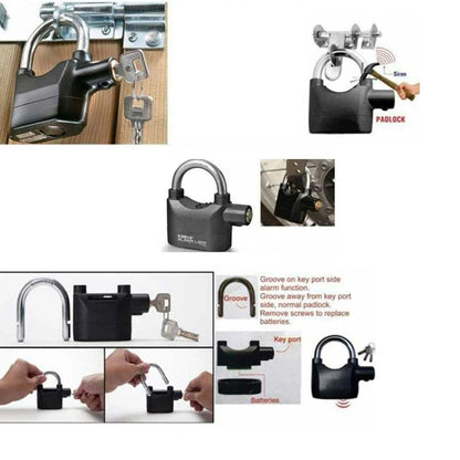 Anti Theft Security Pad Lock with Smart Alarm signaturekarts