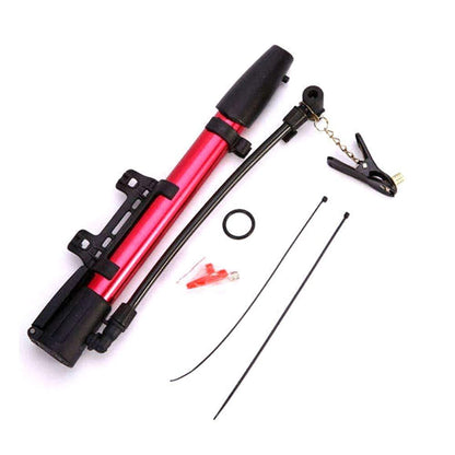 Aluminum Mini Bicycle Air Pump (Multicolor) signaturekarts