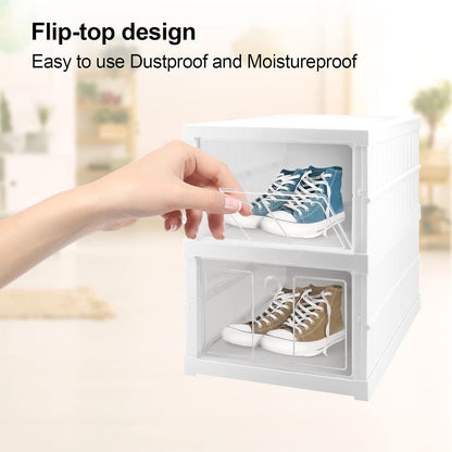 Stackable Multifunctional Storage, for Clothes Foldable Drawer Shelf Basket Utility Cart Rack Storage Organizer Cart for Kitchen, Pantry Closet, Bedroom, Bathroom, Laundry (2 / Layer 1 Pc) signaturekarts