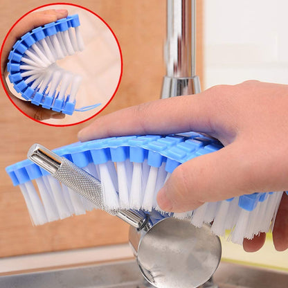 Flexible Plastic Cleaning Brush for Home, Bathroom, signaturekarts