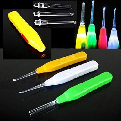 LED Flashlight Earpick with Tweezer Signature Kart