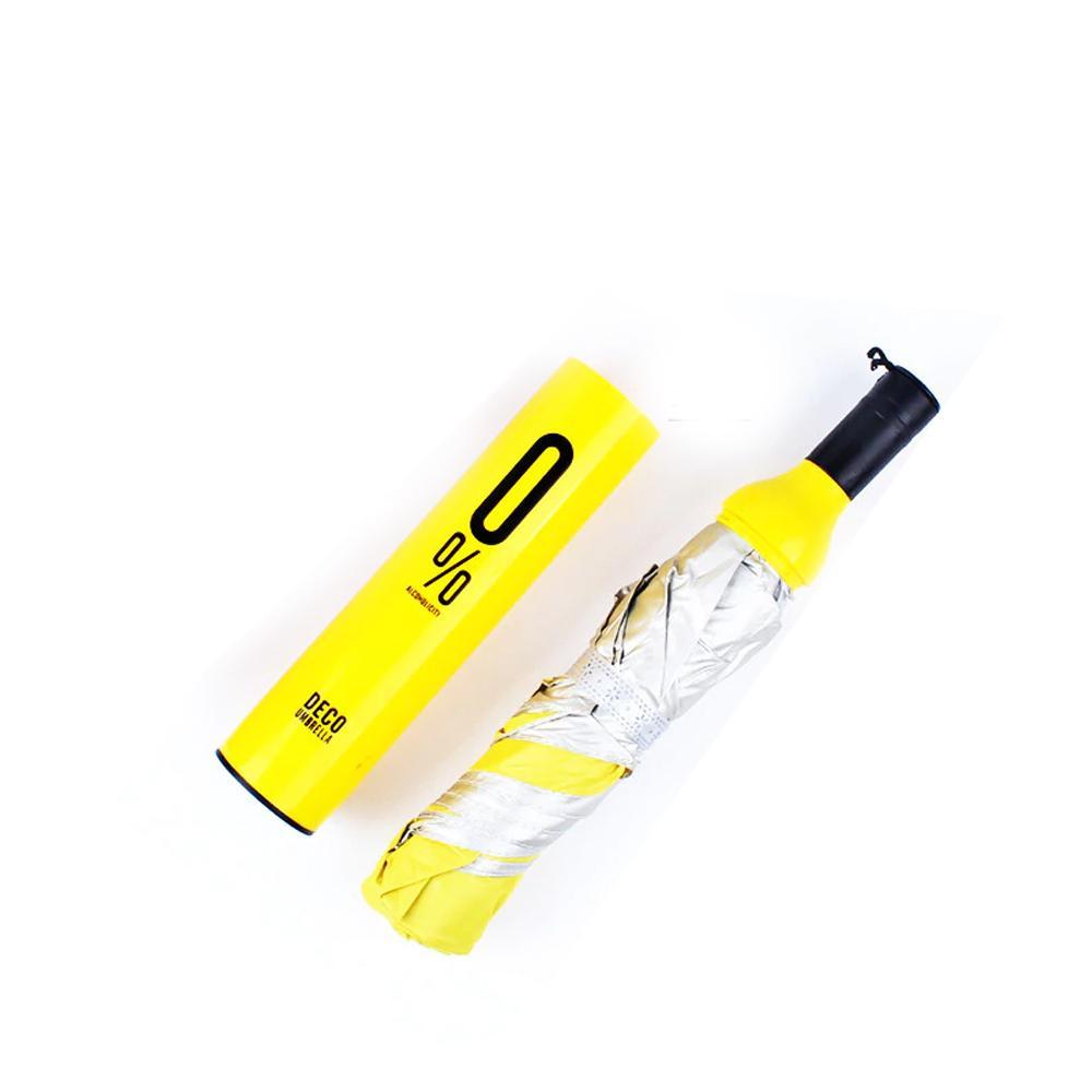 Pocket Folding Wine Bottle Umbrella signaturekarts