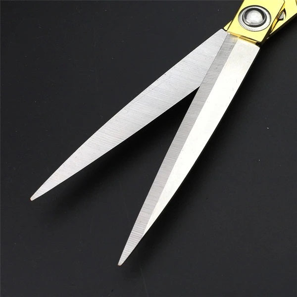 Stainless Steel Tailoring Scissor Sharp Cloth Cutting for Professionals  (Golden) signaturekarts