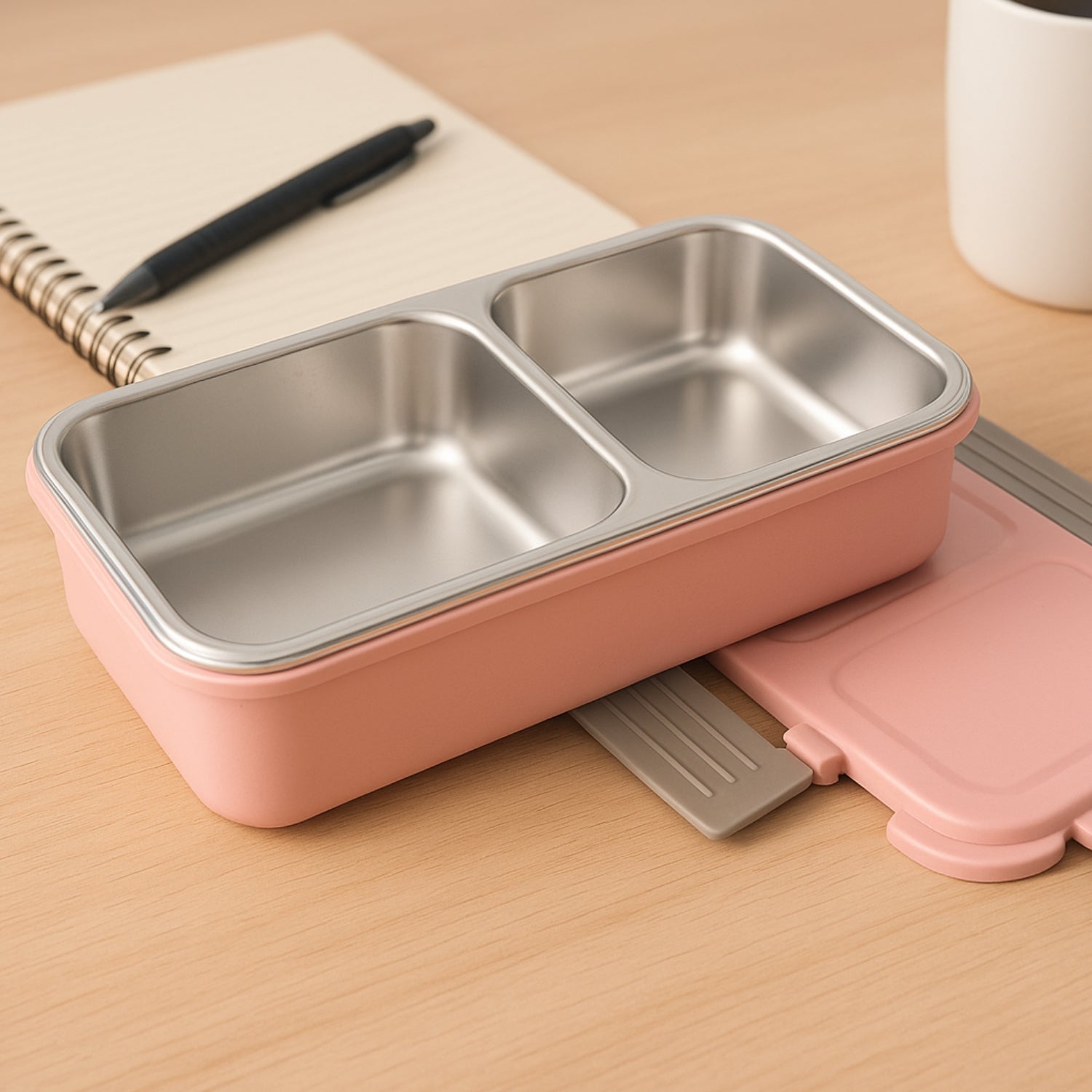 BPA-Free Snack Pack-2 Lunch Box – 2-Compartment Signature kart
