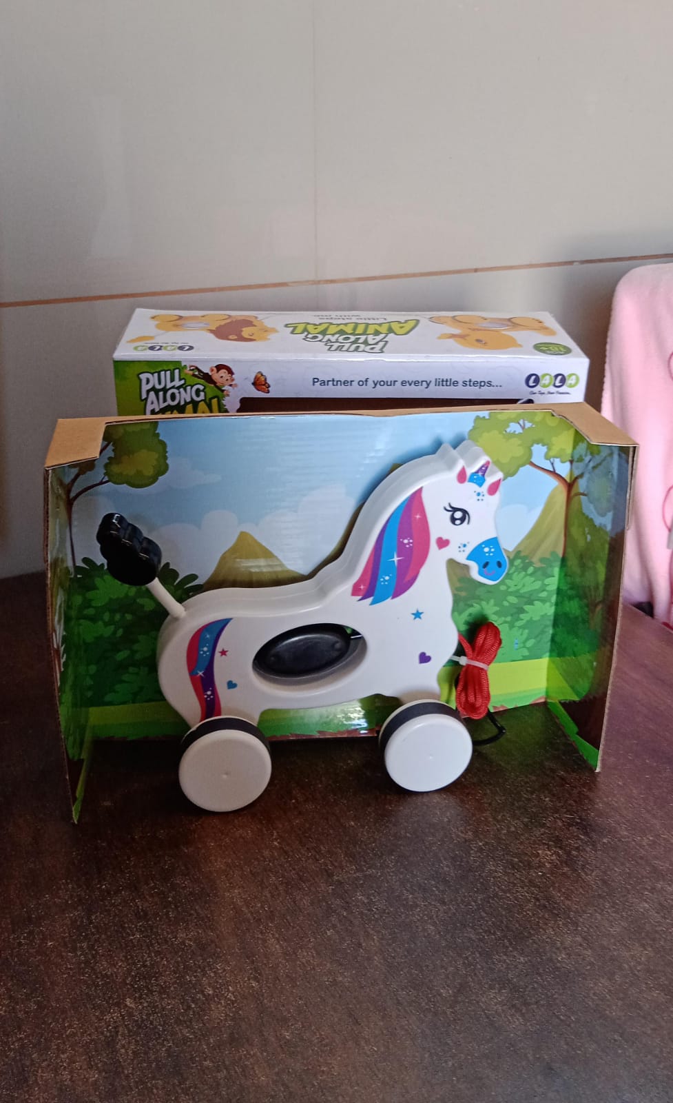 Pull Along Toy Unicorn | Pull String Toys for Babies Signature kart
