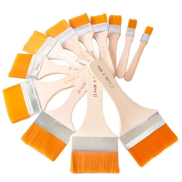 Artistic Flat Painting Brush - Set of 12 signaturekarts