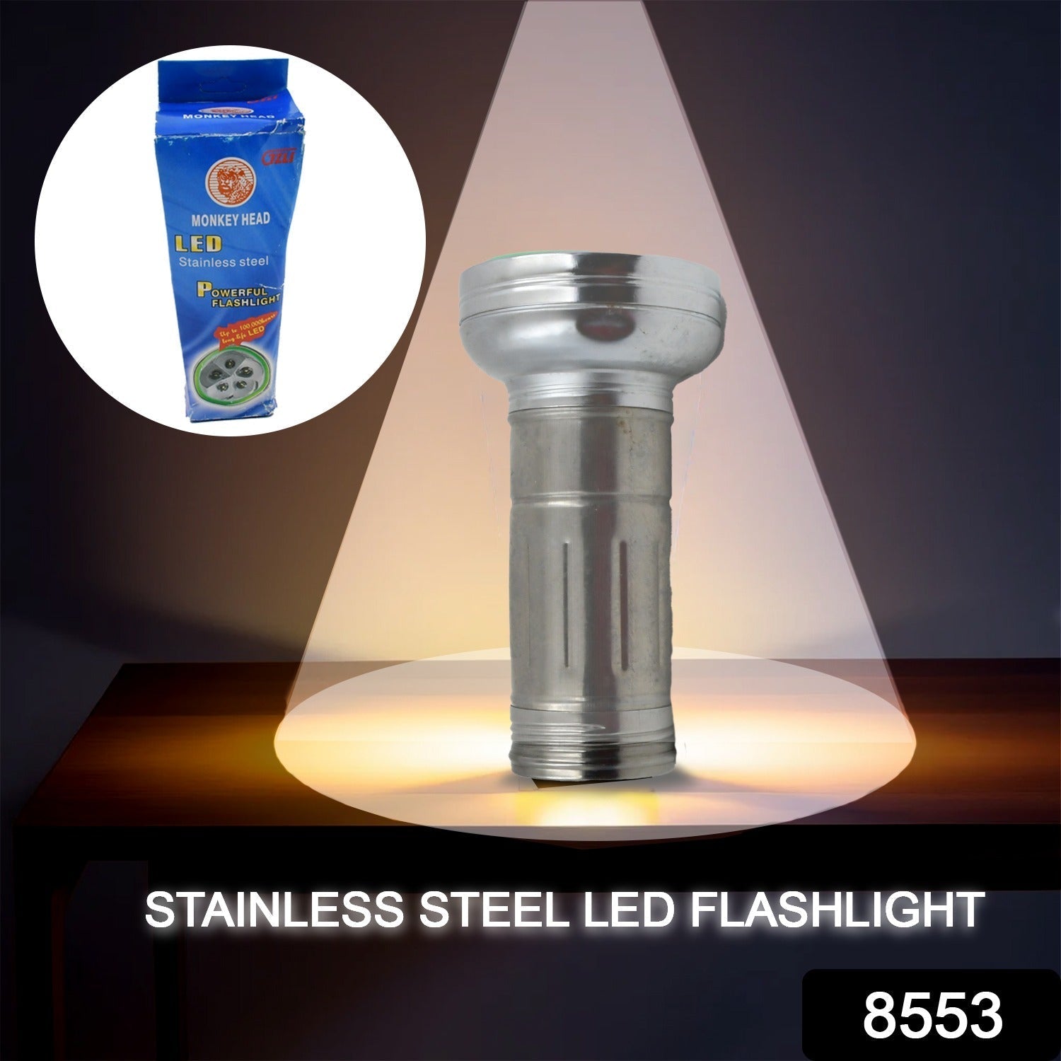 Nostalgic Portable Flashlight – Simple Iron Outdoor Old-Fashioned Torch Light signaturekarts