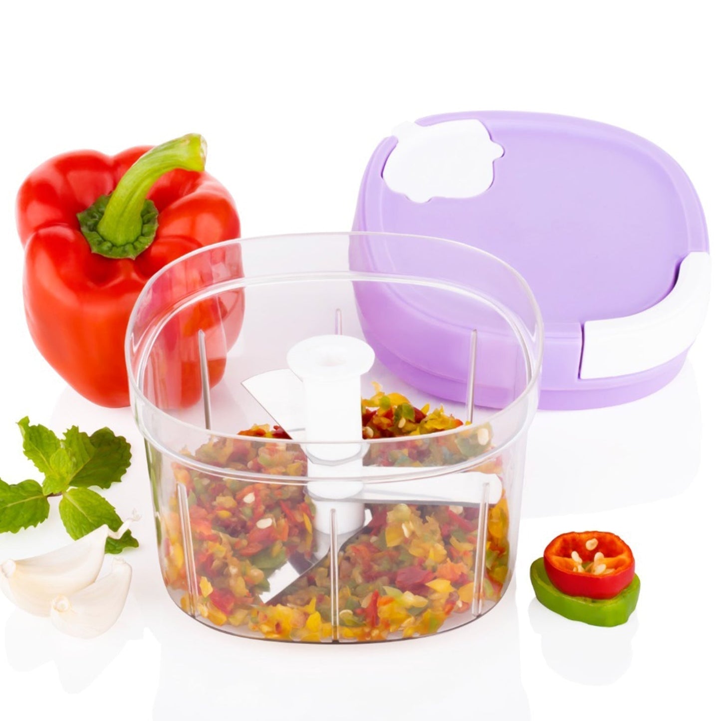 Handy Chopper and Slicer for Chopping and Slicing Fruits Vegetables signaturekarts
