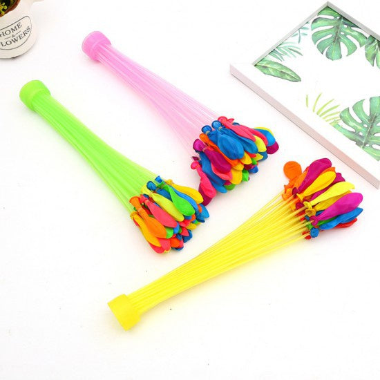 Holi Magic Water Balloons for Kids - 111 pcs (Multicolor) signaturekarts