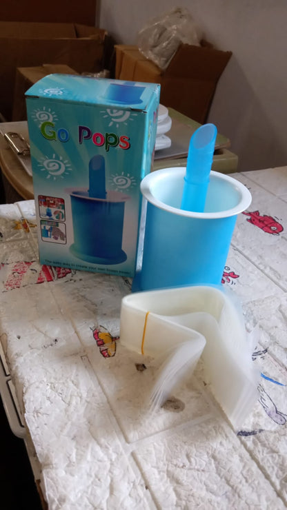 DIY Manual Popsicle Maker – Reusable Ice Cream Mold (Approx 20 Pcs Packing Bag) signaturekarts