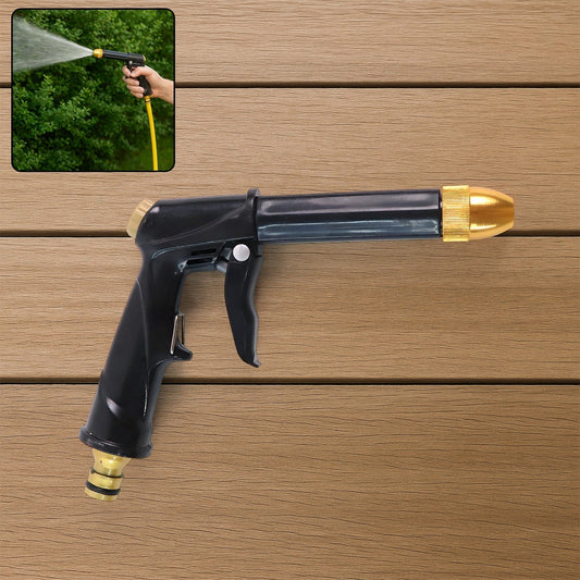 Water Spray Gun for Car Wash & Gardening (Multi-Mode, Brass) signaturekarts