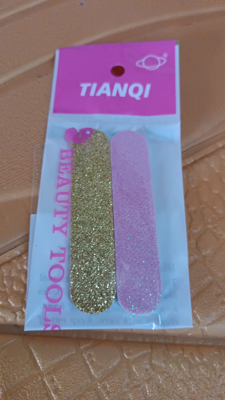 Professional Nail Filer Double Sided For Nail Shaper Nail File (9 cm / 2 Pc Set) Signature kart