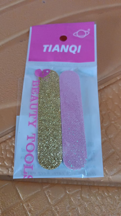 Professional Nail Filer Double Sided For Nail Shaper Nail File (9 cm / 2 Pc Set) Signature kart
