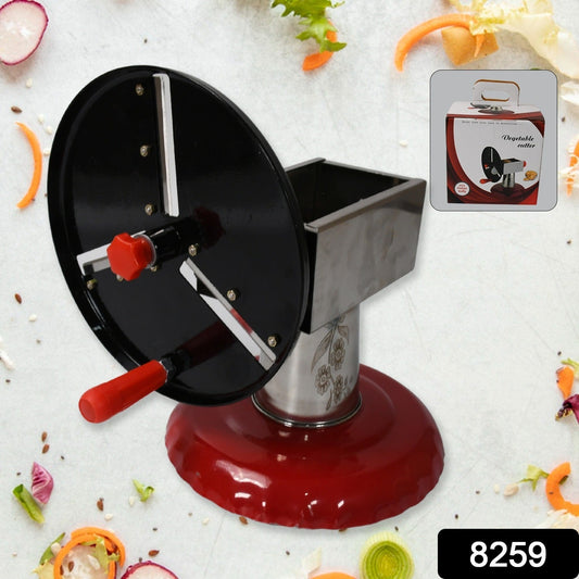 Stainless Steel Chips Maker and Vegetable Slicer for Kitchen Potato Slicer Graters and Chippers. Chips Maker is Suitable for Vegetable Cuttings. Chips Maker Consist Hard Coated Iron Wheel and Stand. signaturekarts