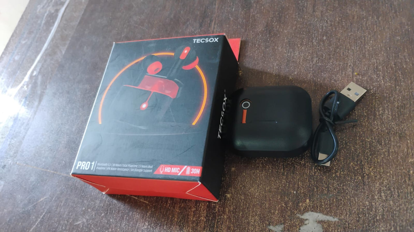 Pro 1 Truly Wireless Earbuds - 30 Hours Playtime (1 Pc) Signaturekarts