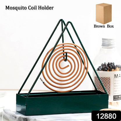 Triangular Iron Mosquito Coil Holder – Stylish Outdoor Incense Holder signaturekarts