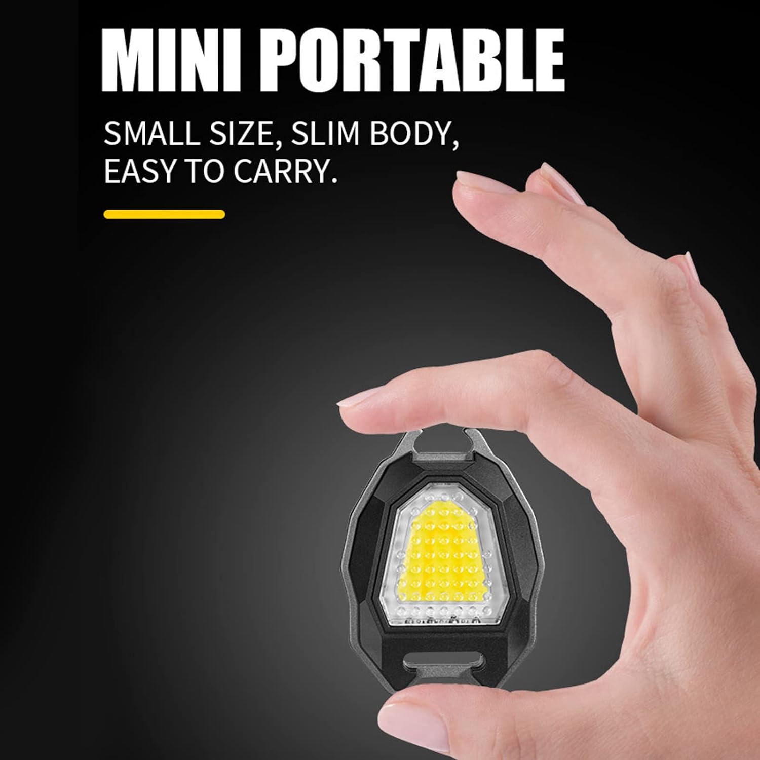 Triangular Camping Flashlight with Lighter – 6 Modes, 3 Colors, Waterproof Signaturekarts