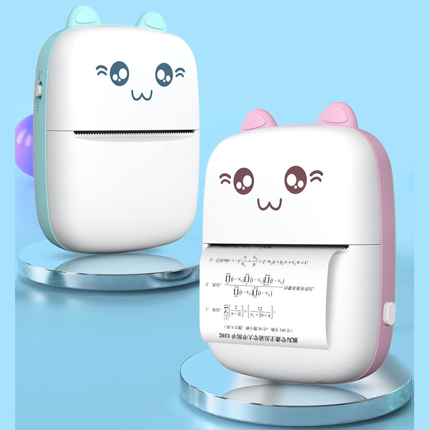 Pocket Mini Bluetooth Thermal Printer Wireless Smart Printer for Photos (Includes 1 Roll Paper) Signaturekarts