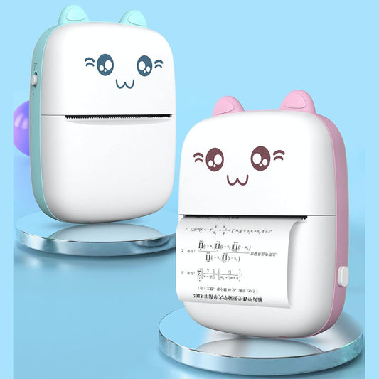 Pocket Mini Bluetooth Thermal Printer Wireless Smart Printer for Photos (Includes 1 Roll Paper) Signaturekarts