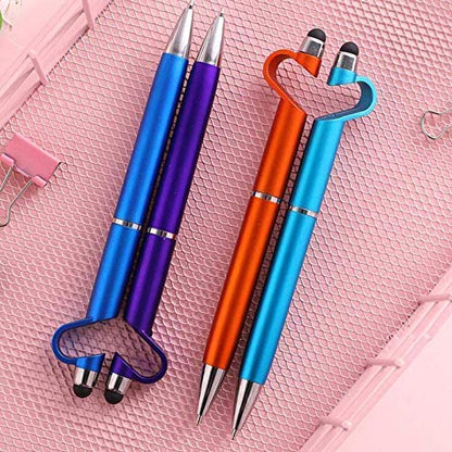 3 in 1 point Function Stylus Pen with Mobile Stand signaturekarts