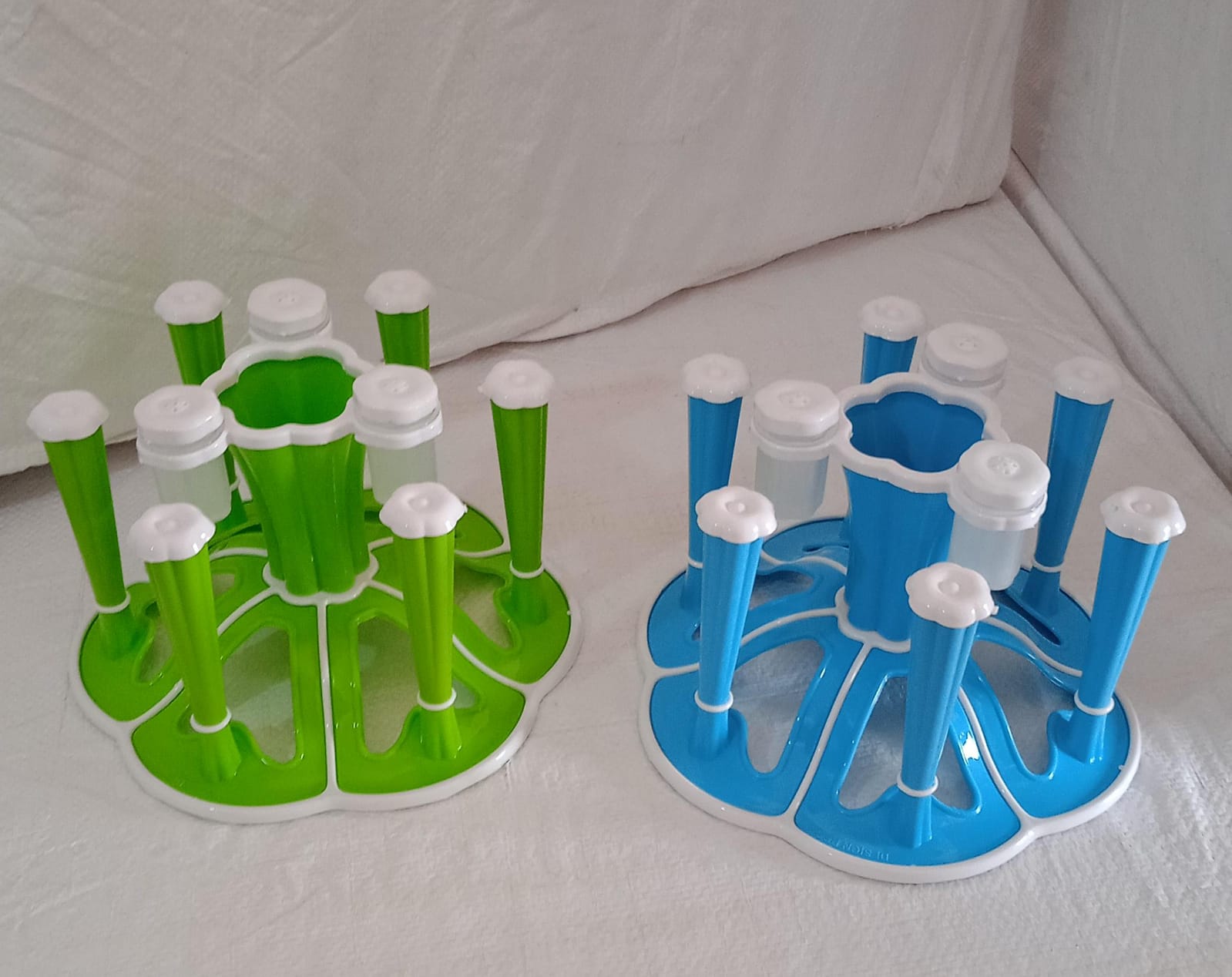 Miracle Plastic Glass Stand for Kitchen & Dining (6-Glass, Spices, Moq - 2 Pc) signaturekarts