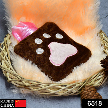 Paw Print Small Hot Water Bag with Cover for Pain Relief signaturekarts