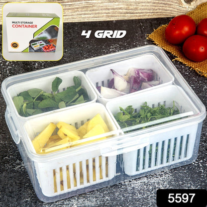 Fridge Storage Box – Freezer & Kitchen Organizer for Vegetables & Food (1 Pc) signaturekarts