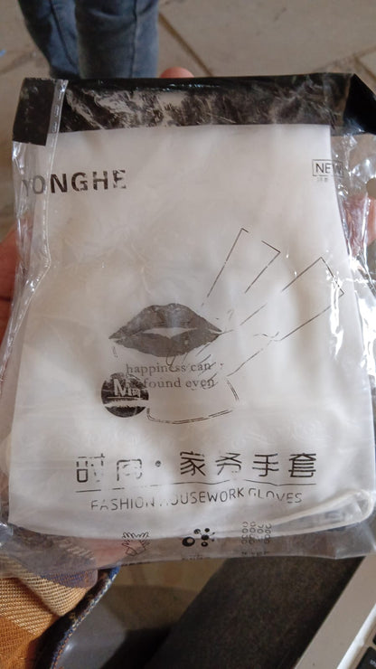 Cleaning Gloves Hand Gloves for Kitchen Household (1 Pair) signaturekarts