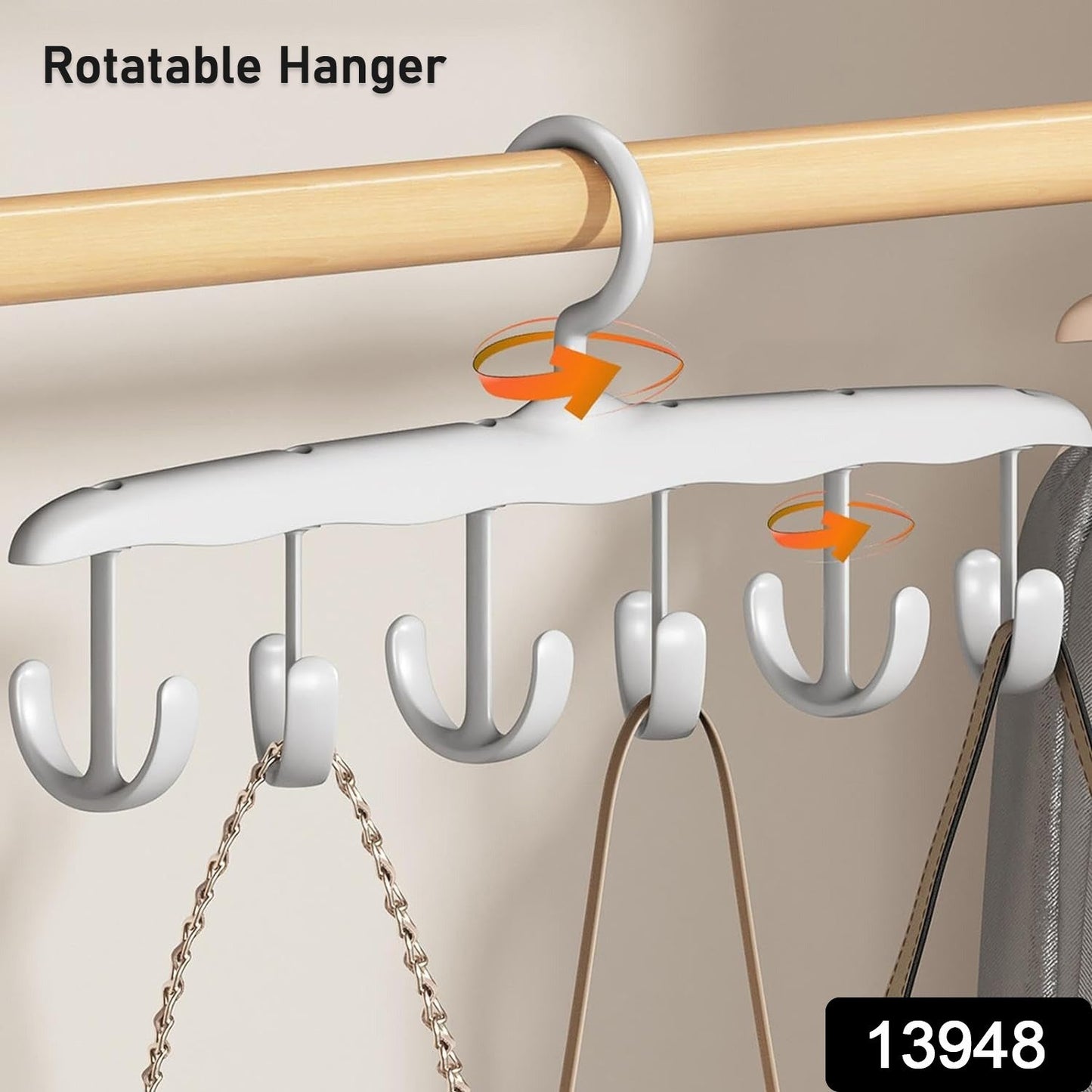 Rotatable Tank Top Hanger – Space Saving Closet Organizer Dorms & (12-Hook) signaturekarts