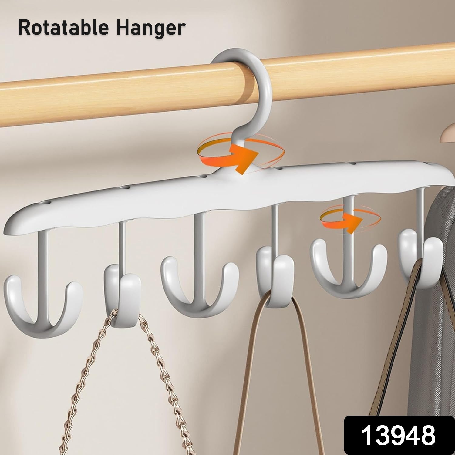 Rotatable Tank Top Hanger – Space Saving Closet Organizer Dorms & (12-Hook) signaturekarts