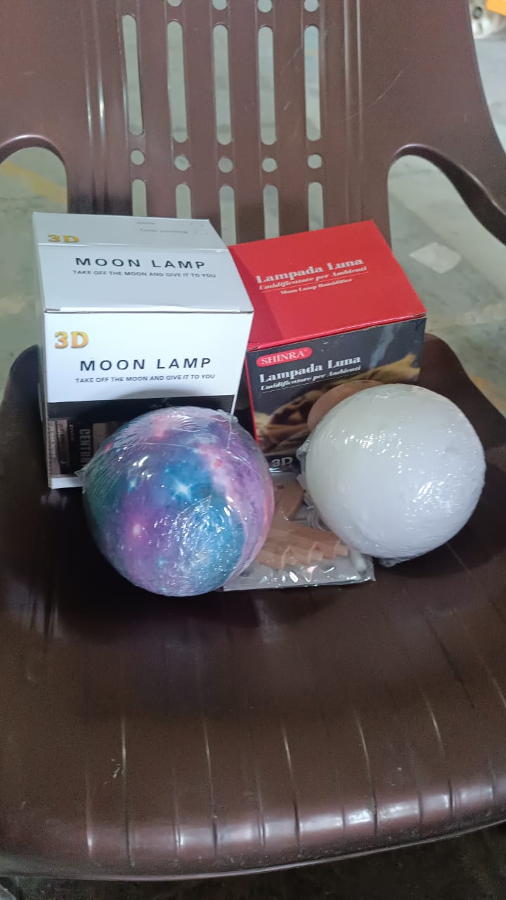 3D 2 in 1 LED Printed Moon Lamp & Aroma Diffuser (1 Pc) Signaturekarts