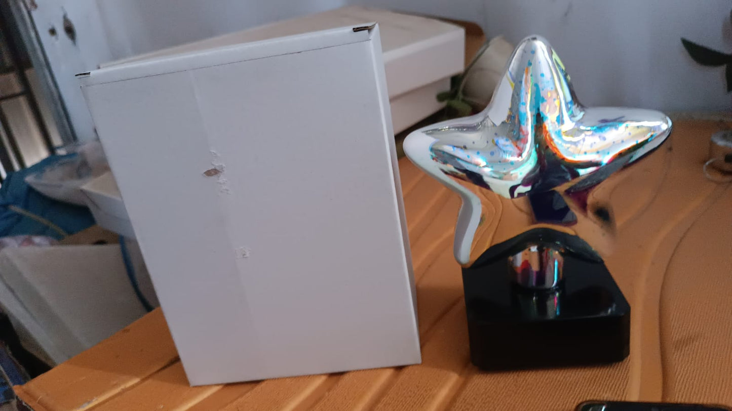 Star-Shaped 3D Illusion Decorative LED Night Lamp (1 Pc) Signature kart