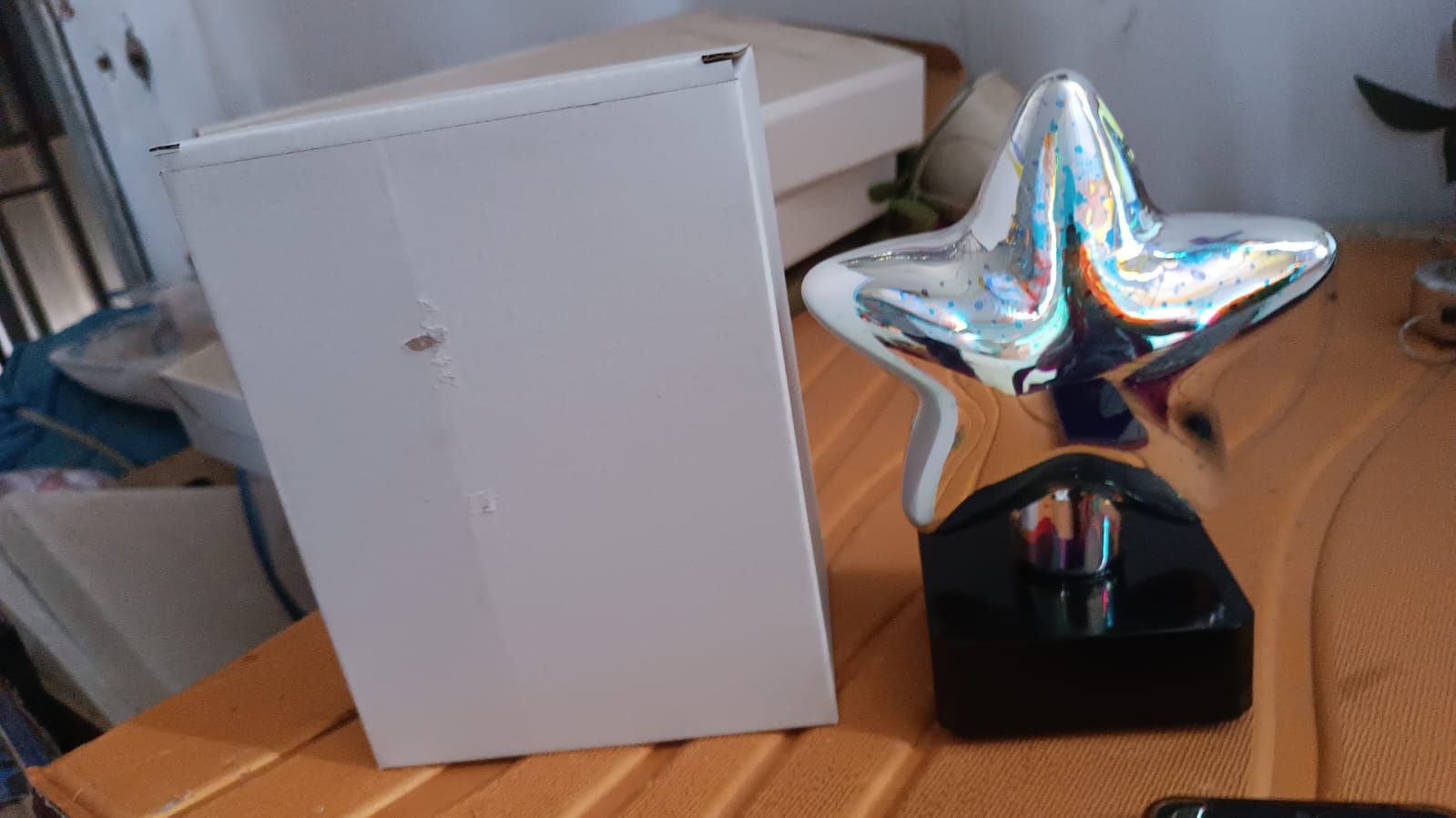 Star-Shaped 3D Illusion Decorative LED Night Lamp (1 Pc) Signature kart