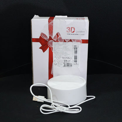 3D Illusion LED Night Lamp with House and Balloons Design signaturekarts