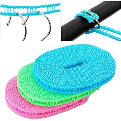 Clothesline Drying Nylon Rope with Hooks Signaturekarts