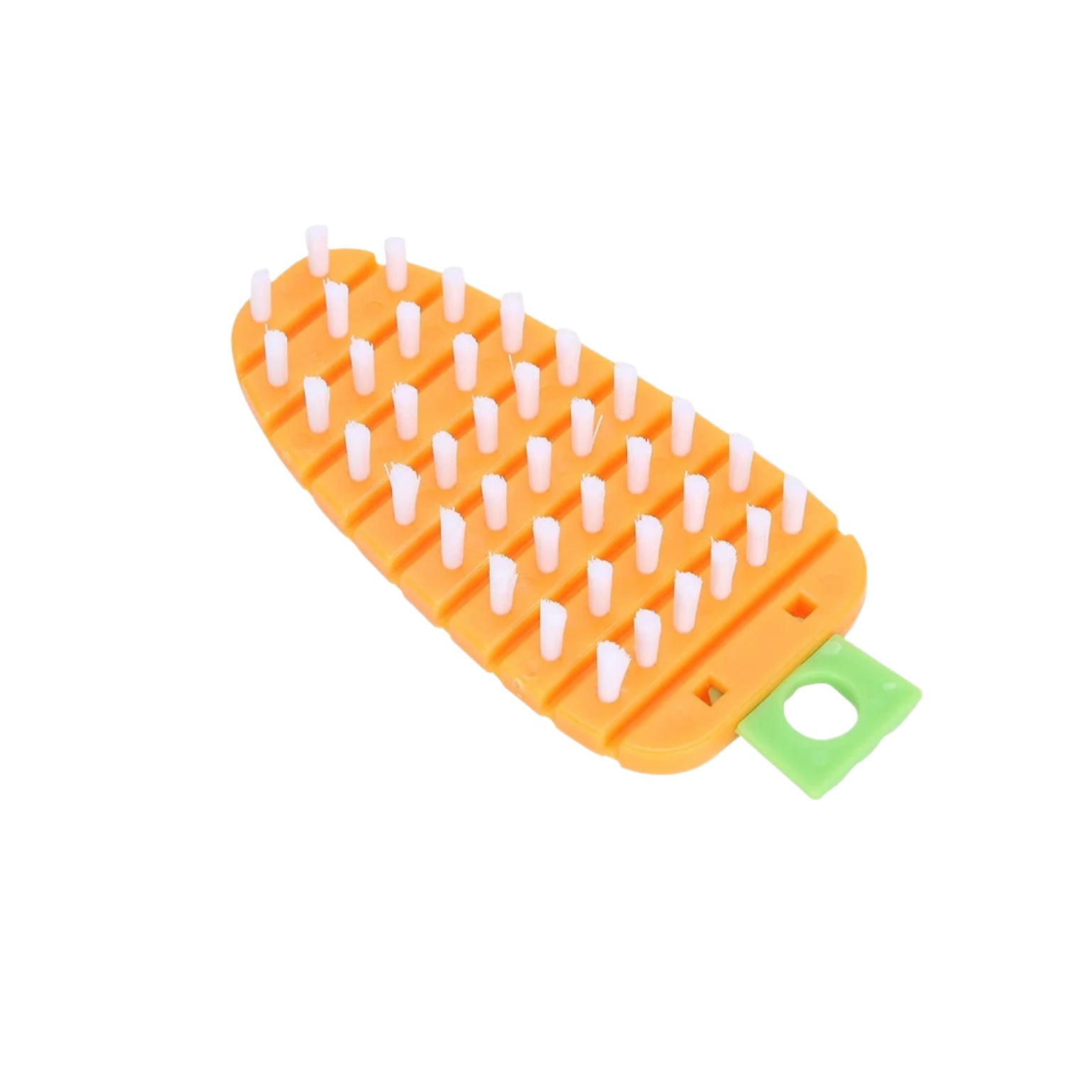 Carrot-Shaped Non-Toxic Vegetable Scrubbing Brush for Fruits & Veggies signaturekarts