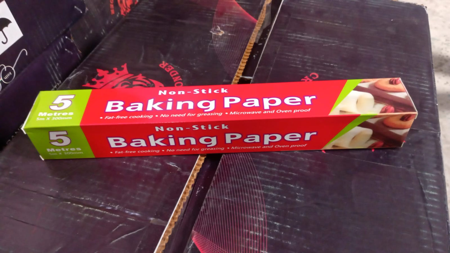 Non-Stick Parchment Paper – Easy Cleanup for Baking & Cooking (5 Mtr) signaturekarts