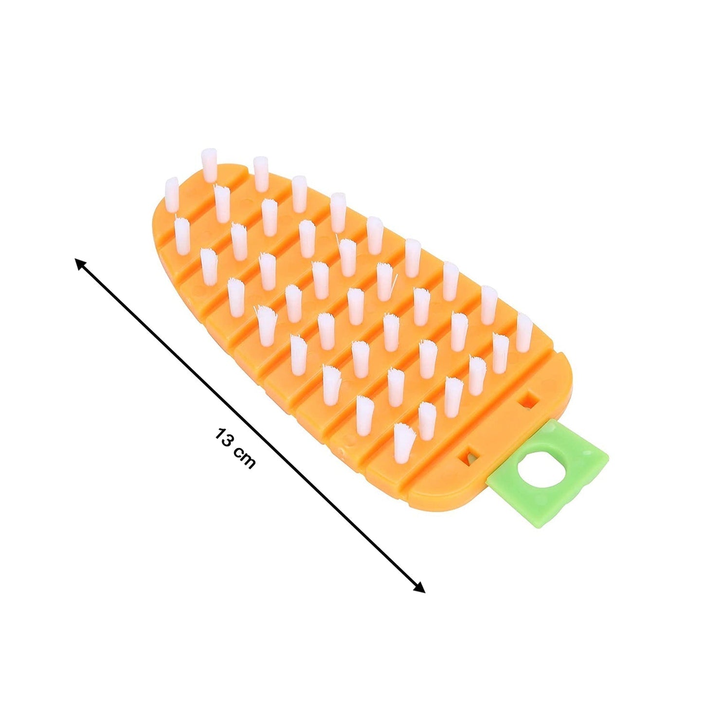 Carrot-Shaped Non-Toxic Vegetable Scrubbing Brush for Fruits & Veggies signaturekarts