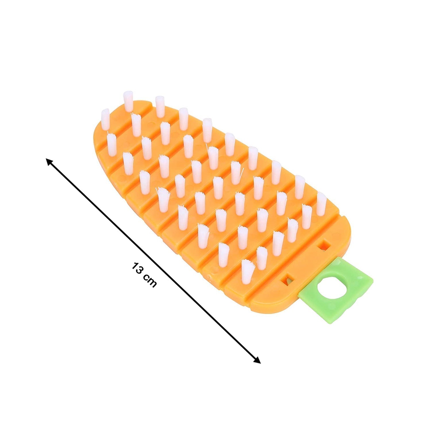 Carrot-Shaped Non-Toxic Vegetable Scrubbing Brush for Fruits & Veggies signaturekarts