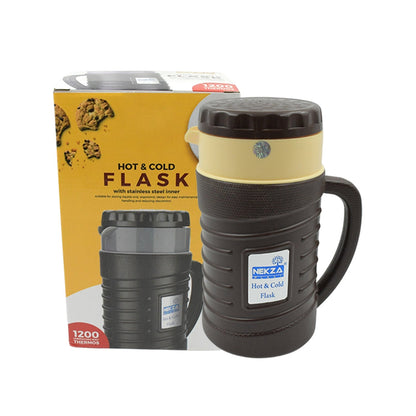 Stainless Steel Thermos Flask (Multiple Sizes): Travel Mug, Coffee, Tea (Leakproof) signaturekarts
