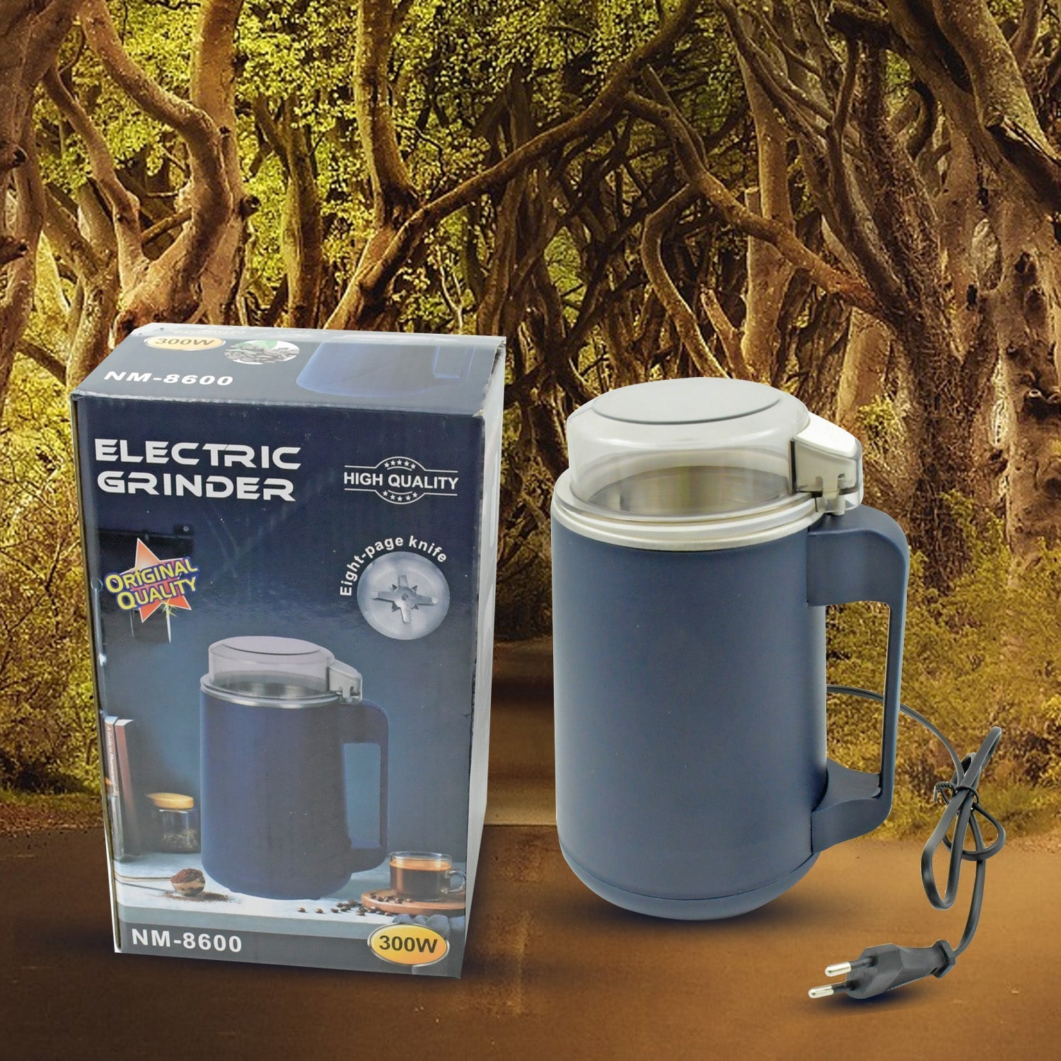 Electric Coffee & Spice Grinder Machine for Home, Fine Powder Maker (300W) signaturekarts