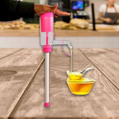 Hand Press Oil Extractor| Plastic Push Oil Pump for Removal of Oil and Liquids Signature kart