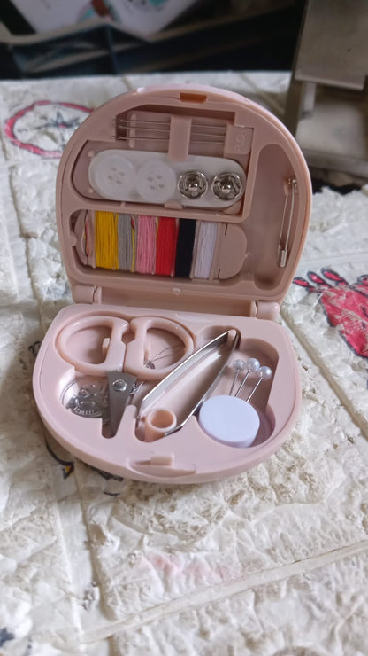 Mini Travel Sewing Kit for Beginners with Threads & Scissors signaturekarts