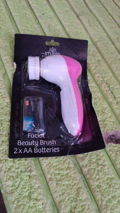 Facial Beauty Brush, Face Massager (1 Pc / With 2 AA Battery Included) Signaturekarts